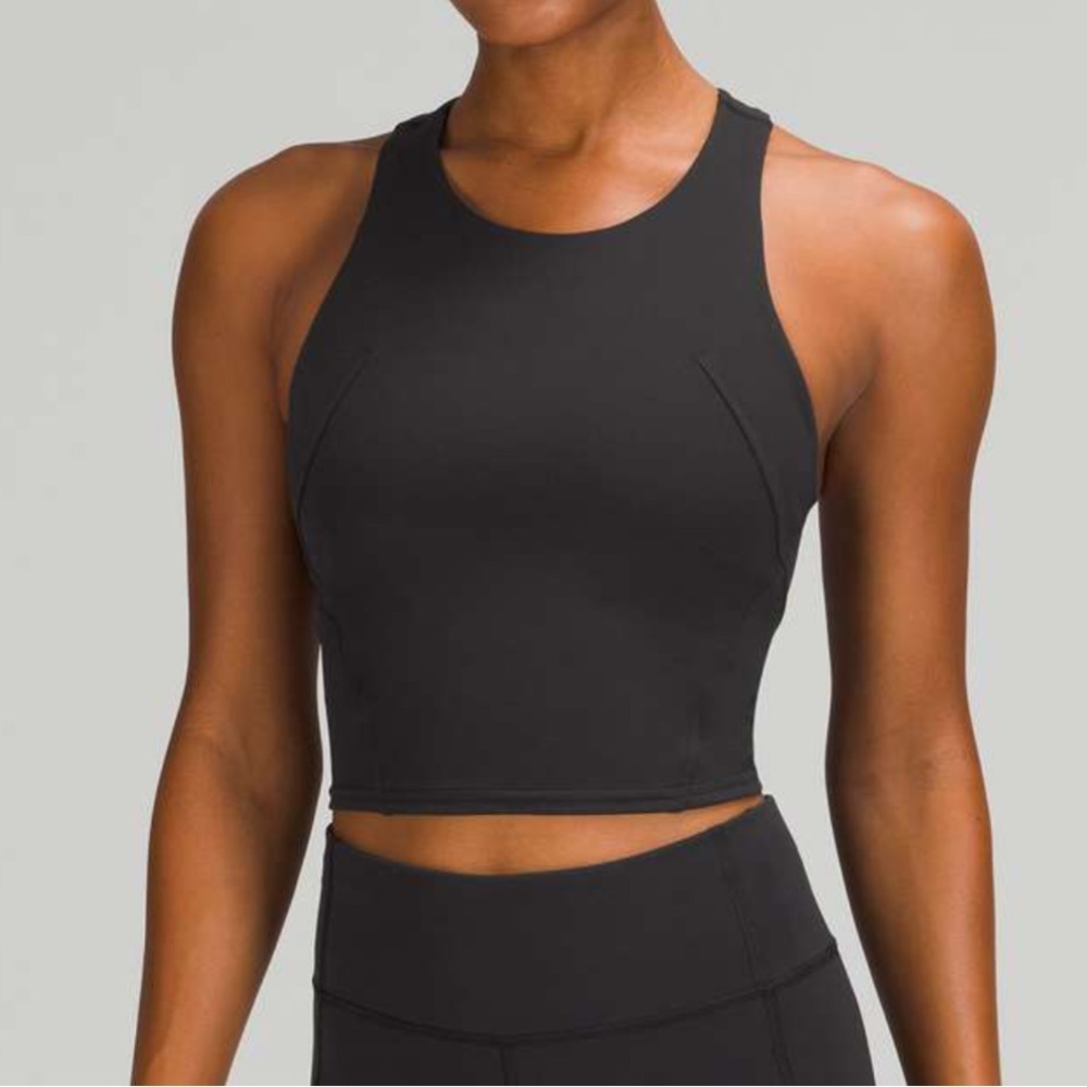 LIKE NEW Lululemon Invigorate Training Tank Top Black Size 8 - Picture 4 of 9